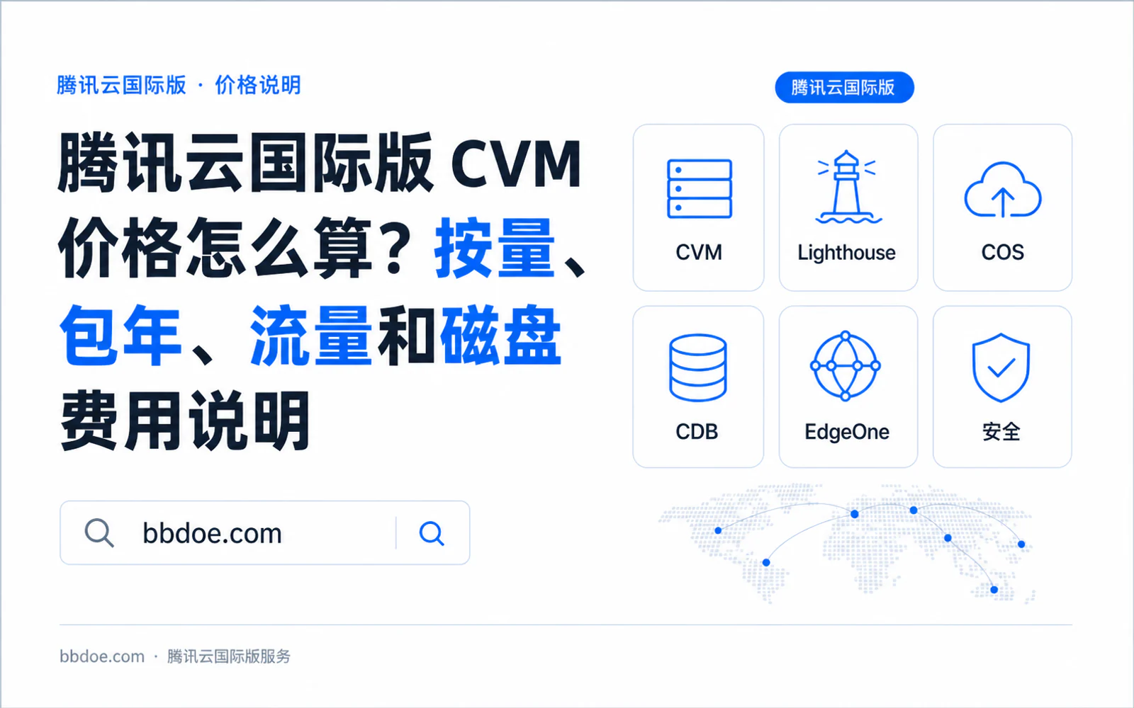 香港城市夜景与云服务器网络连接示意图